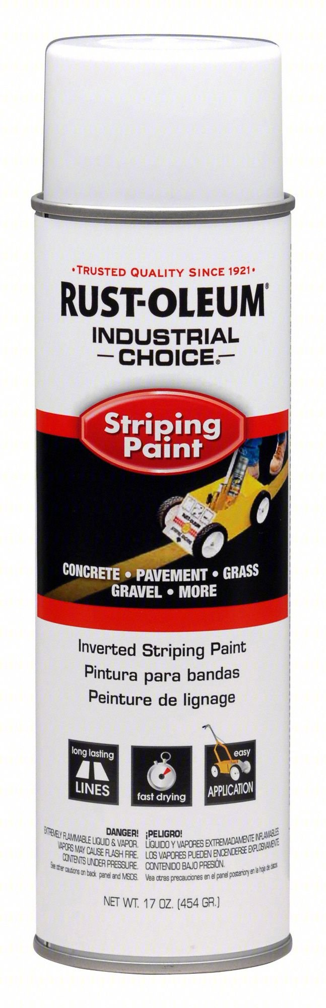 STRIPING PAINT,20 OZ,WHITE