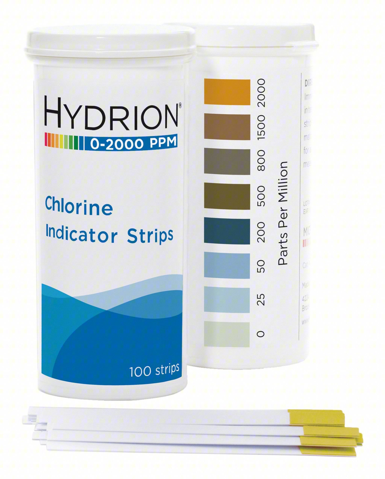 TEST,0-2,000 PPM FREE CHLORINE