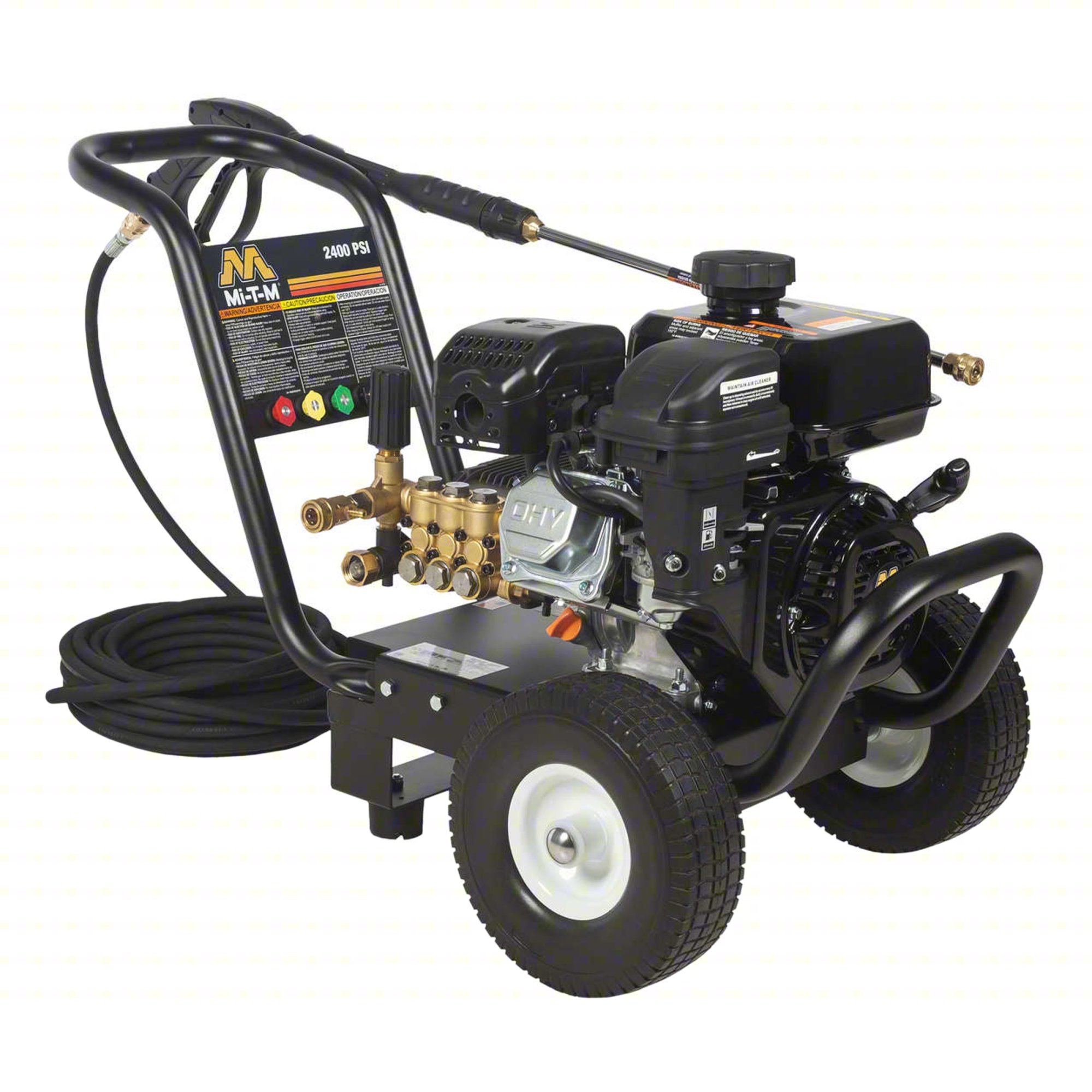 GAS-POWERED PRESSURE WASHER: HEAVY DUTY,