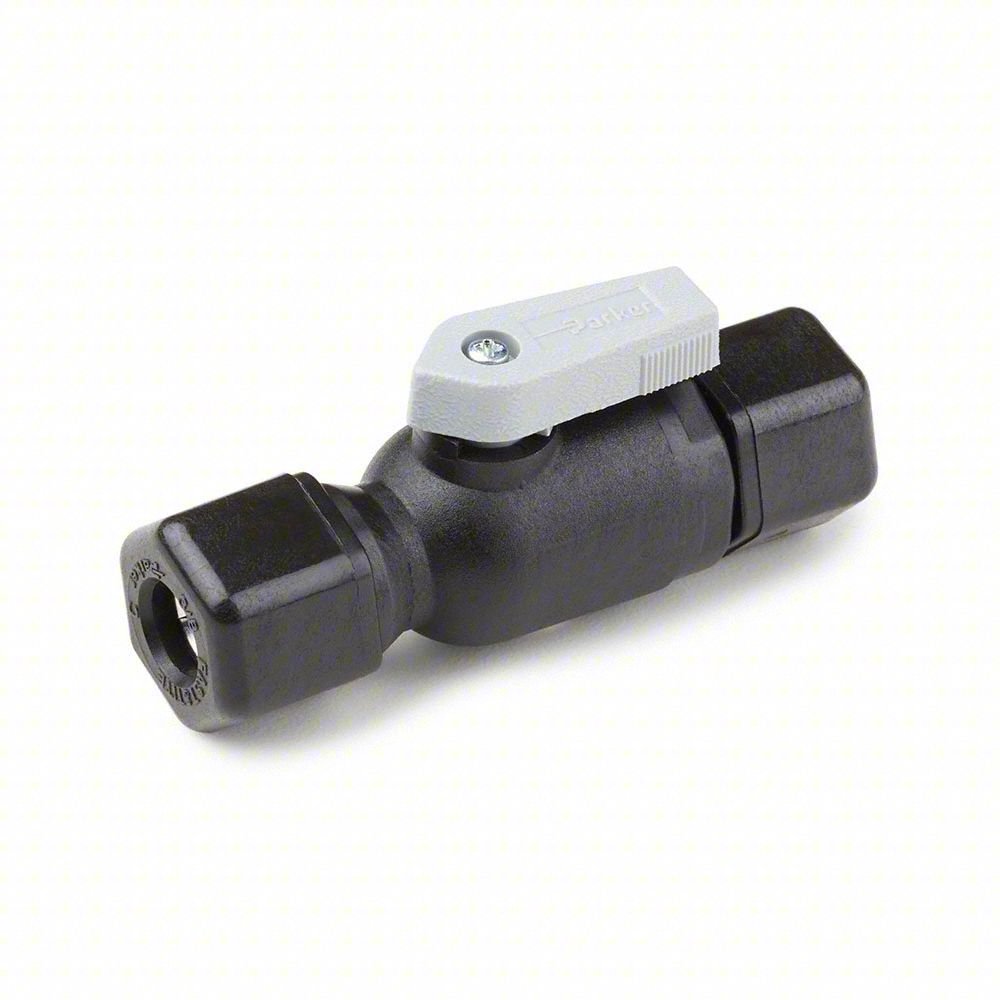 MANUAL 2-WAY BALL VALVE,COMP,POLYPRO
