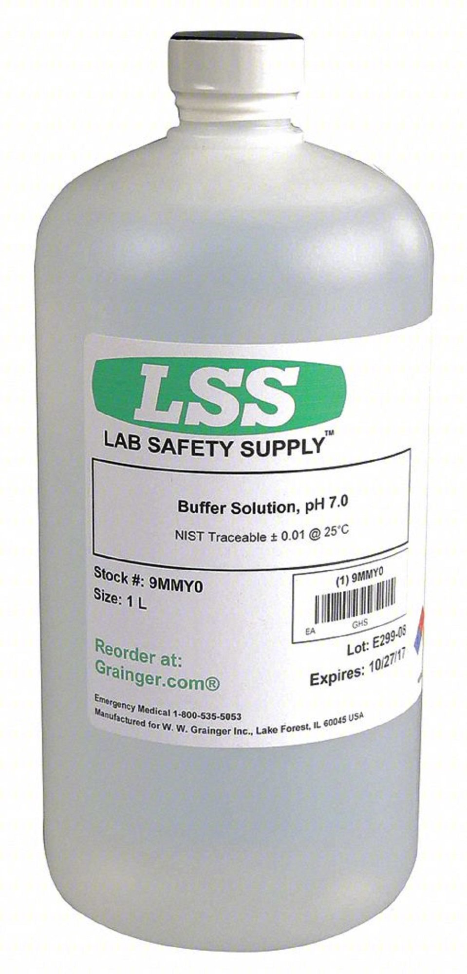 Buffer Solution,pH 7.00,1L,Plastic