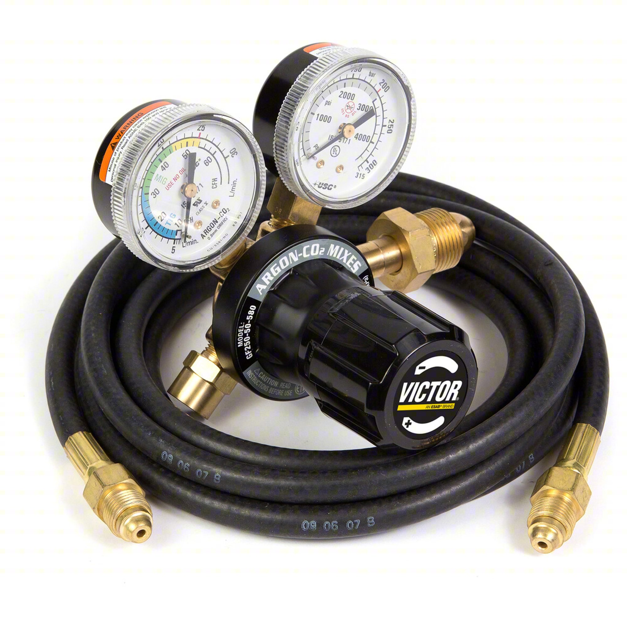 REGULATOR: CGA 580 INLET, 5/8"-18 F RH O