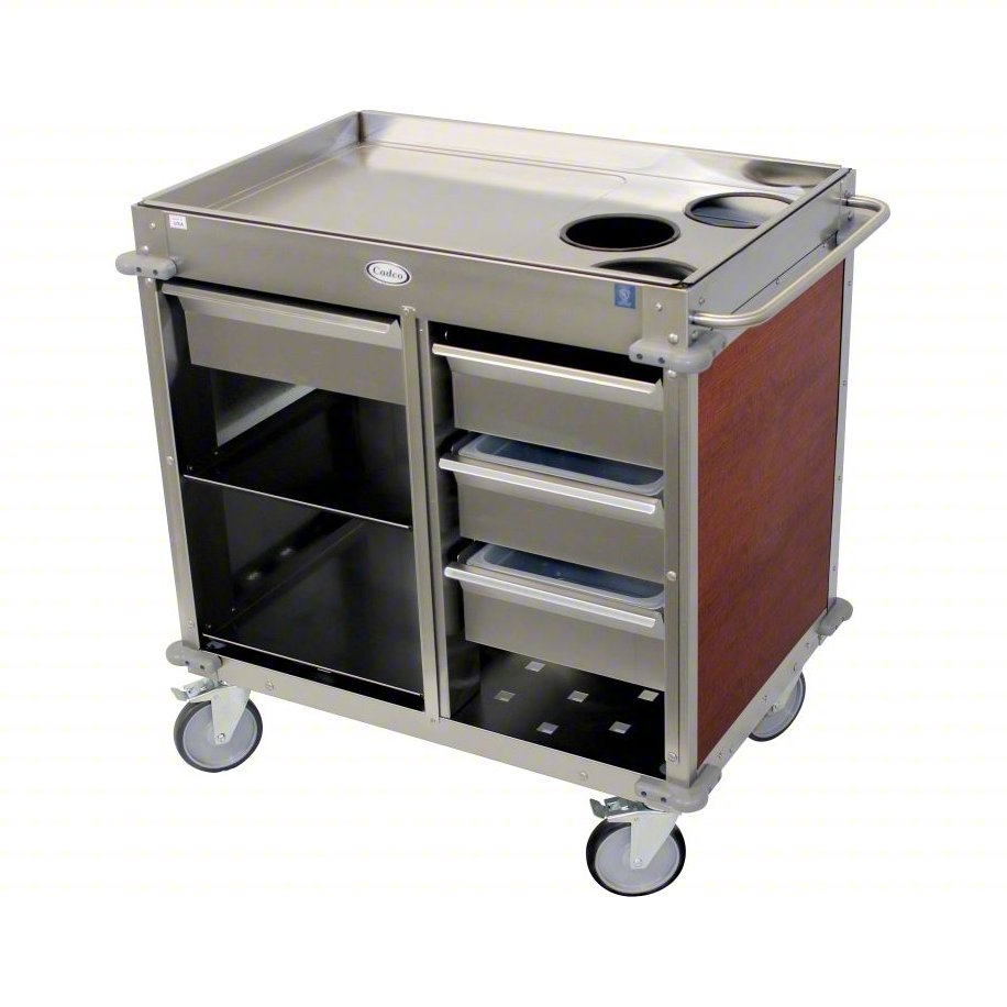 FOOD SERVICE CART: 40 5/8 IN OVERALL LG,