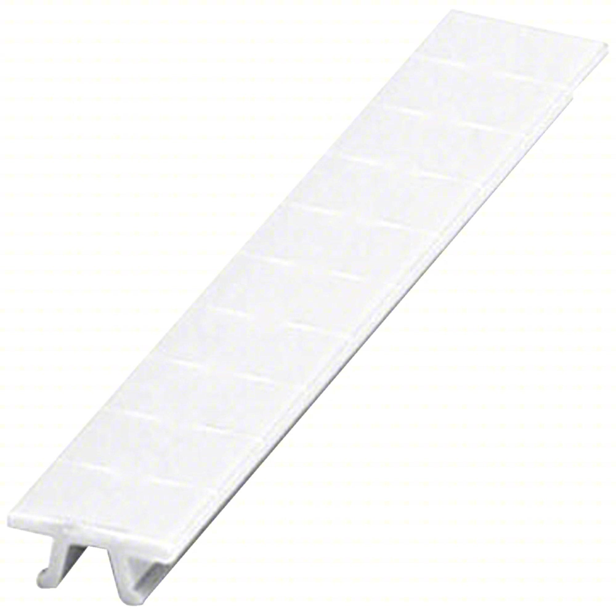 CLIP IN MARKING STRIP,NYLON,10,WHITE