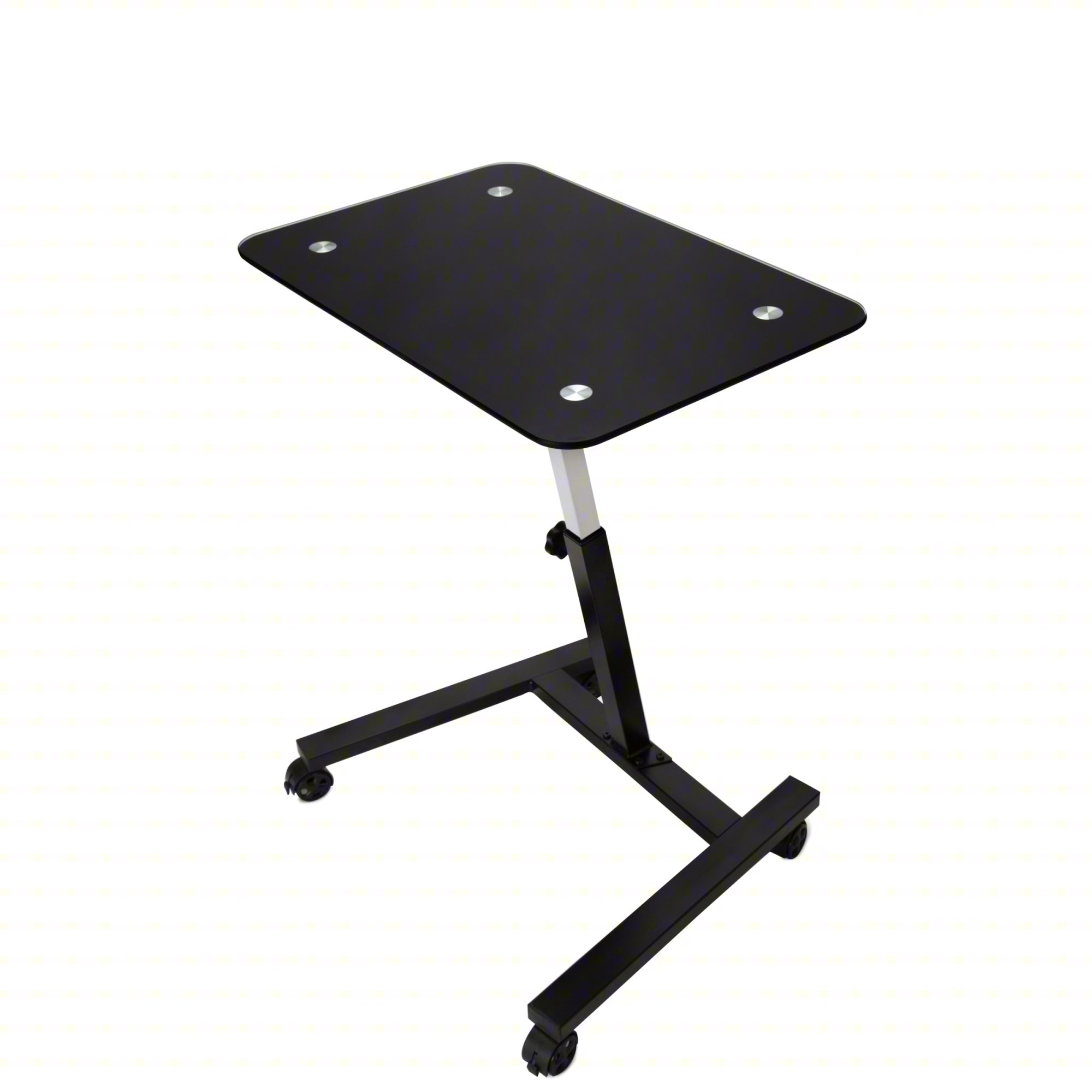 Adj.-H Computer Stand,23.62 in W,Black