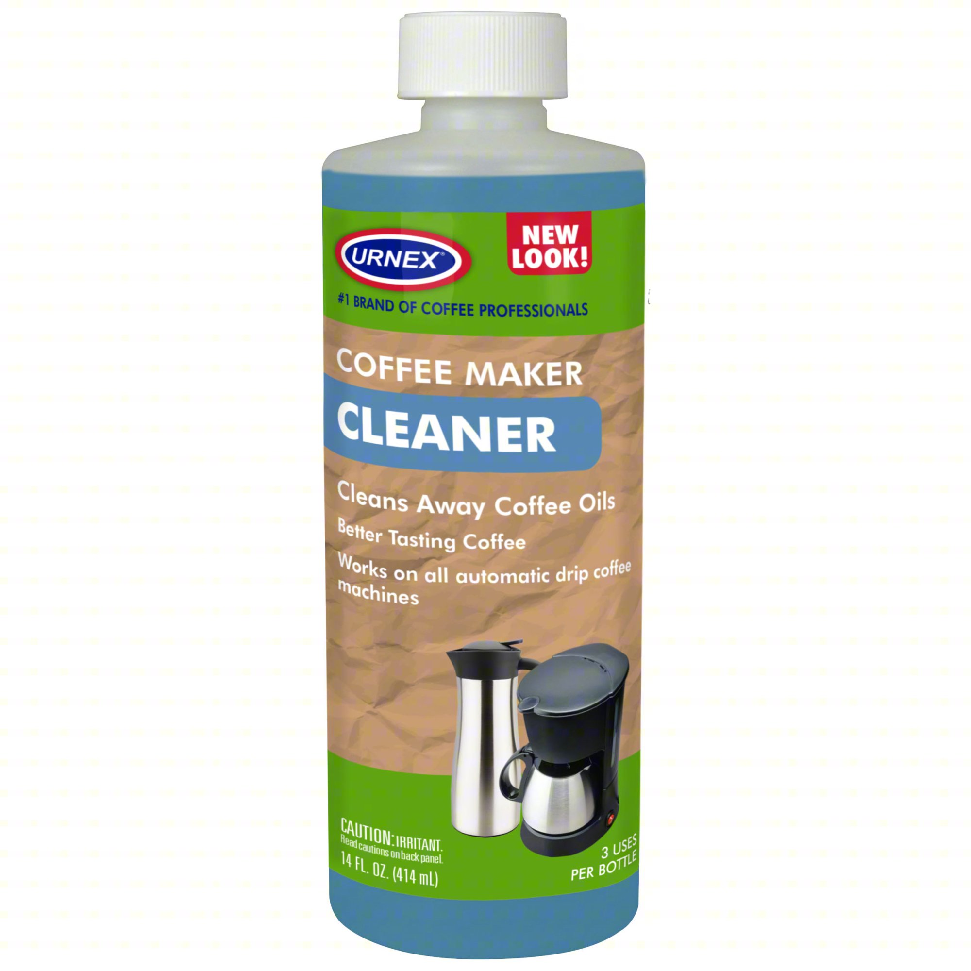 Coffee Maker Cleaner,14 oz,Bottle,Liquid