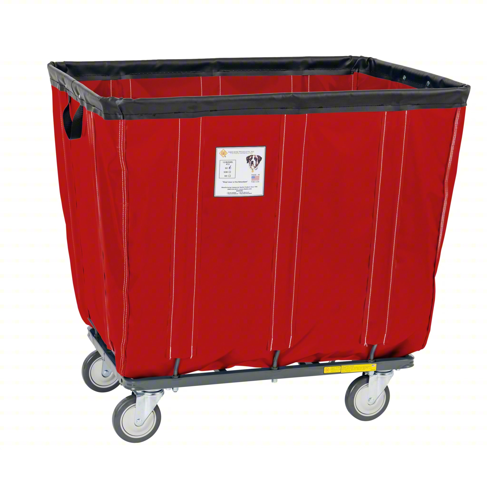 BUSHEL TRUCK,31" L,21" W,26-1/2" H,RED