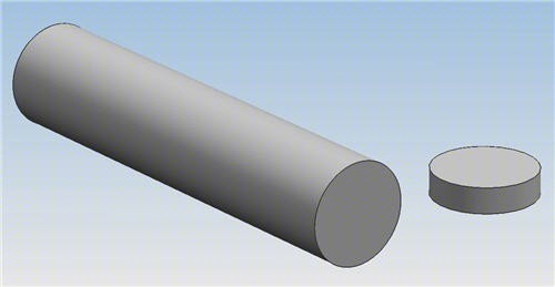 Alloy Steel Rod,24 in L,5/8 in Dia.