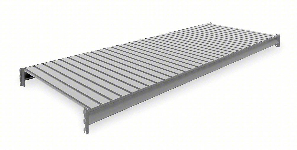SHELF: 96 IN X 36 IN, 22 GA BEAMS, STEEL