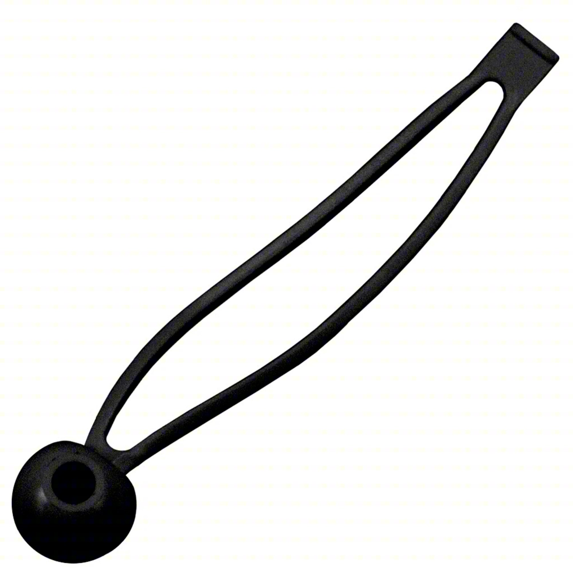 BUNGEE BALL: BLACK, POLYURETHANE, 9 IN O
