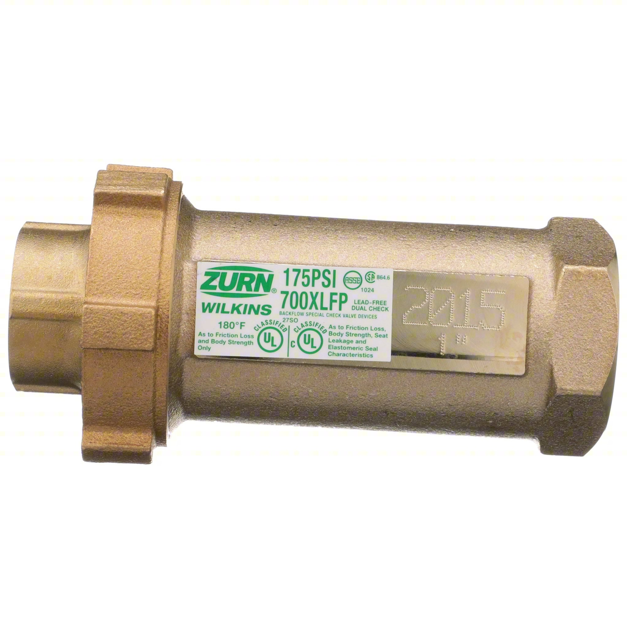 BACKFLOW PREVENTER,1 IN,FNPT