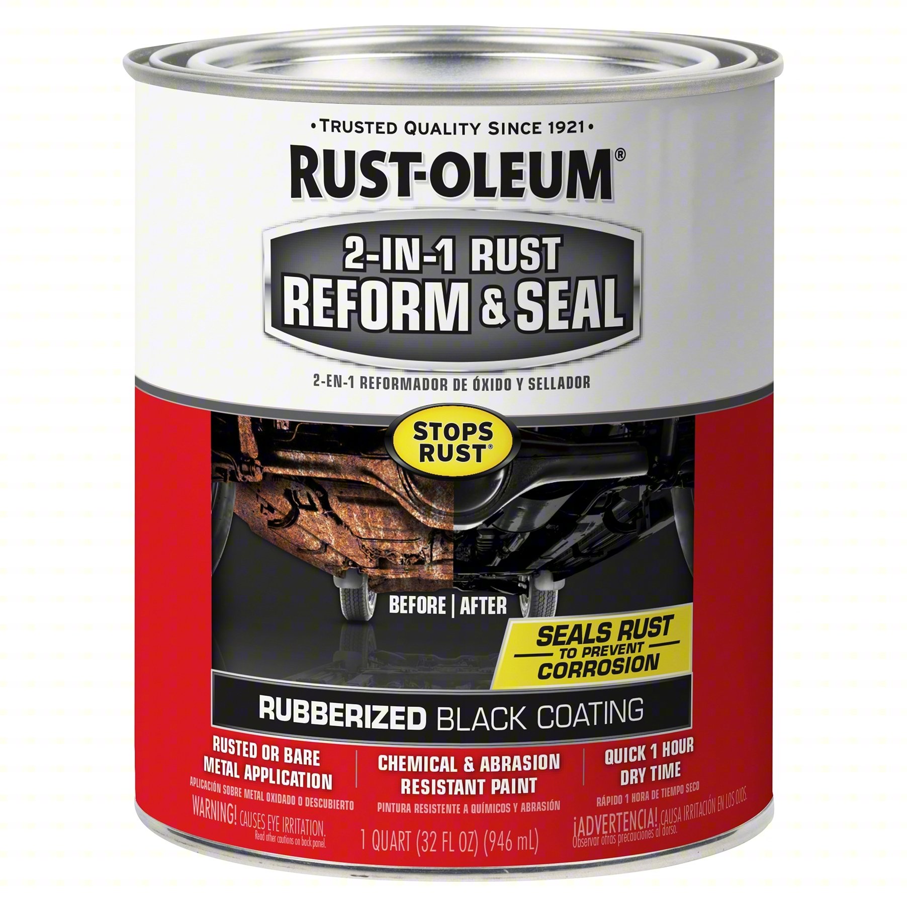 RUBBERIZED COATING,BLACK,1 QT