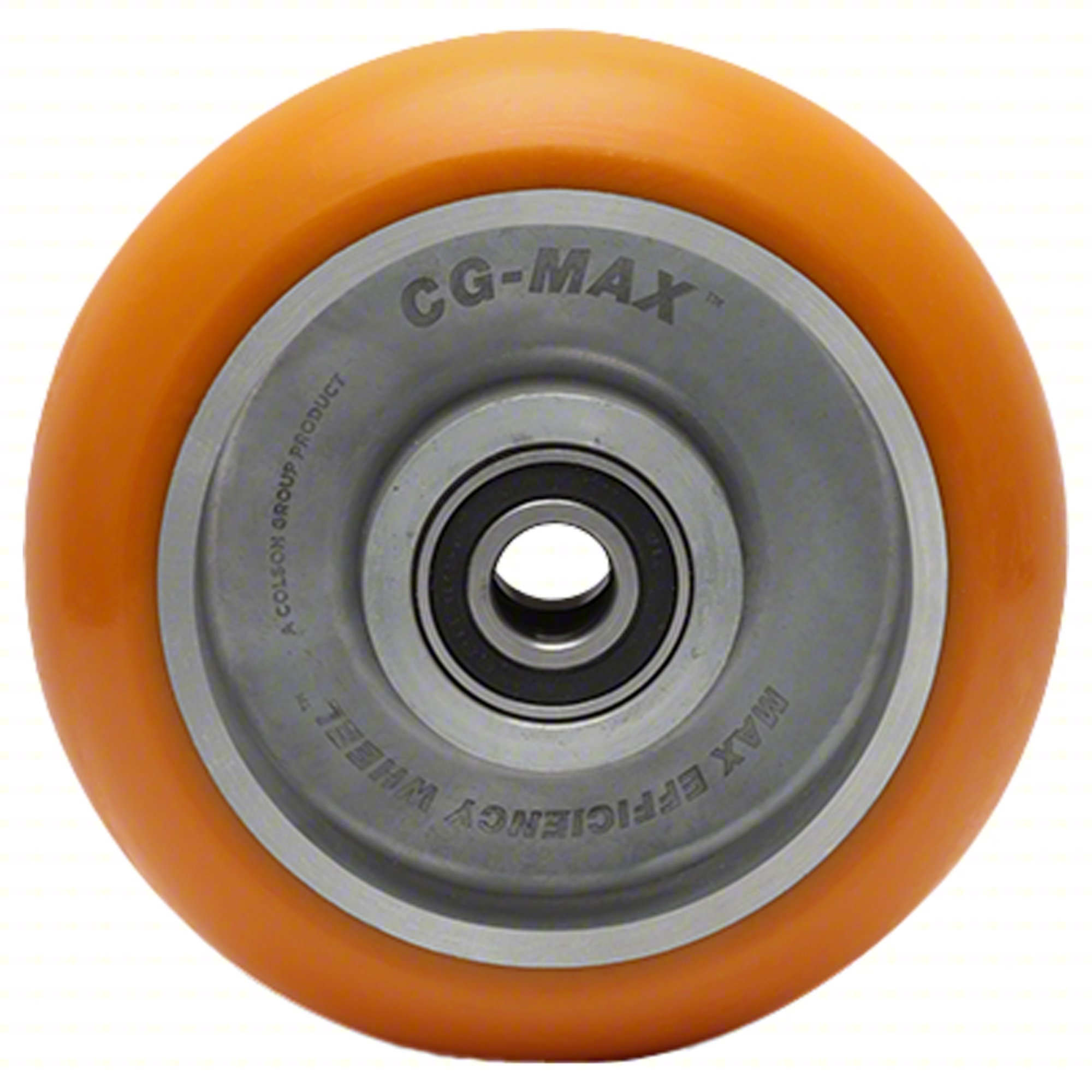 CASTER WHEEL,6"DIA,1,500 LB,ORANGE