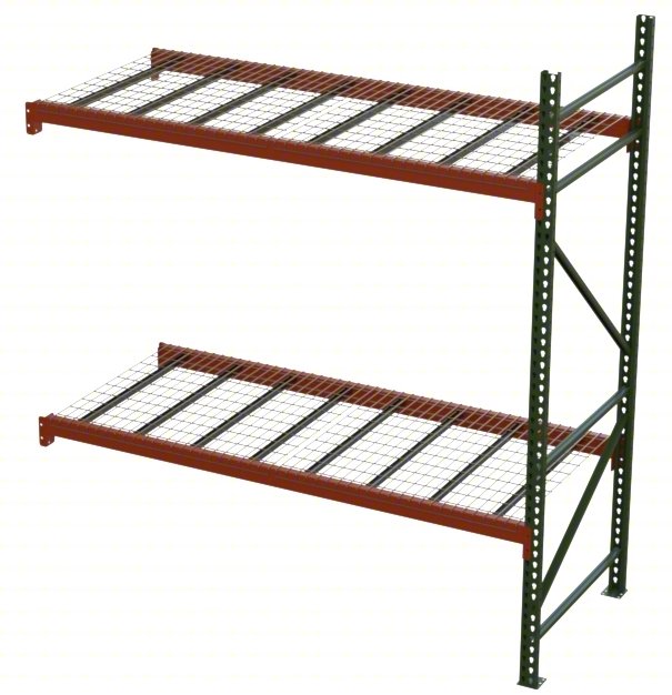 PALLET RACK ADD-ON UNIT,36"D,96"H,99"W