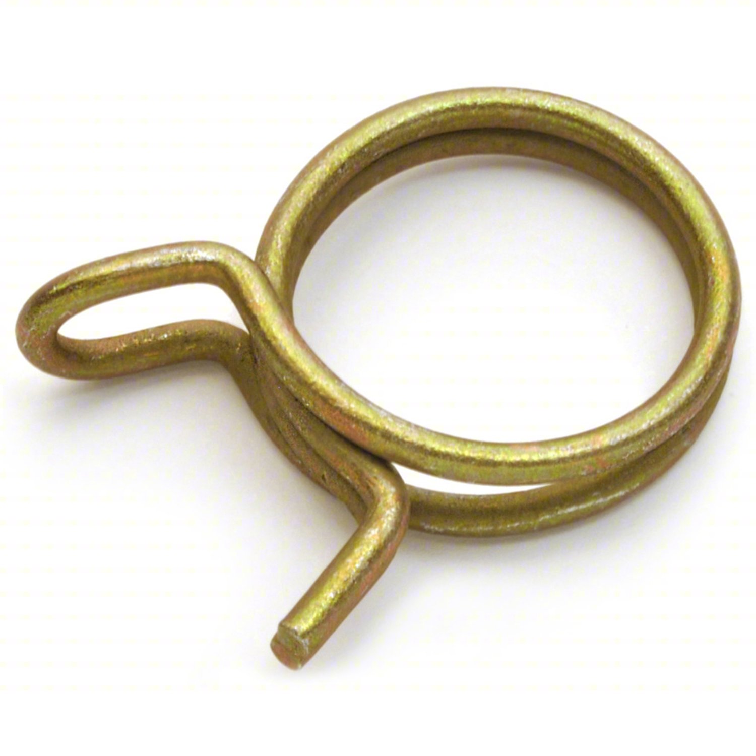 Wire Hose Clamp,3/8"Max ID,Yellow,PK25