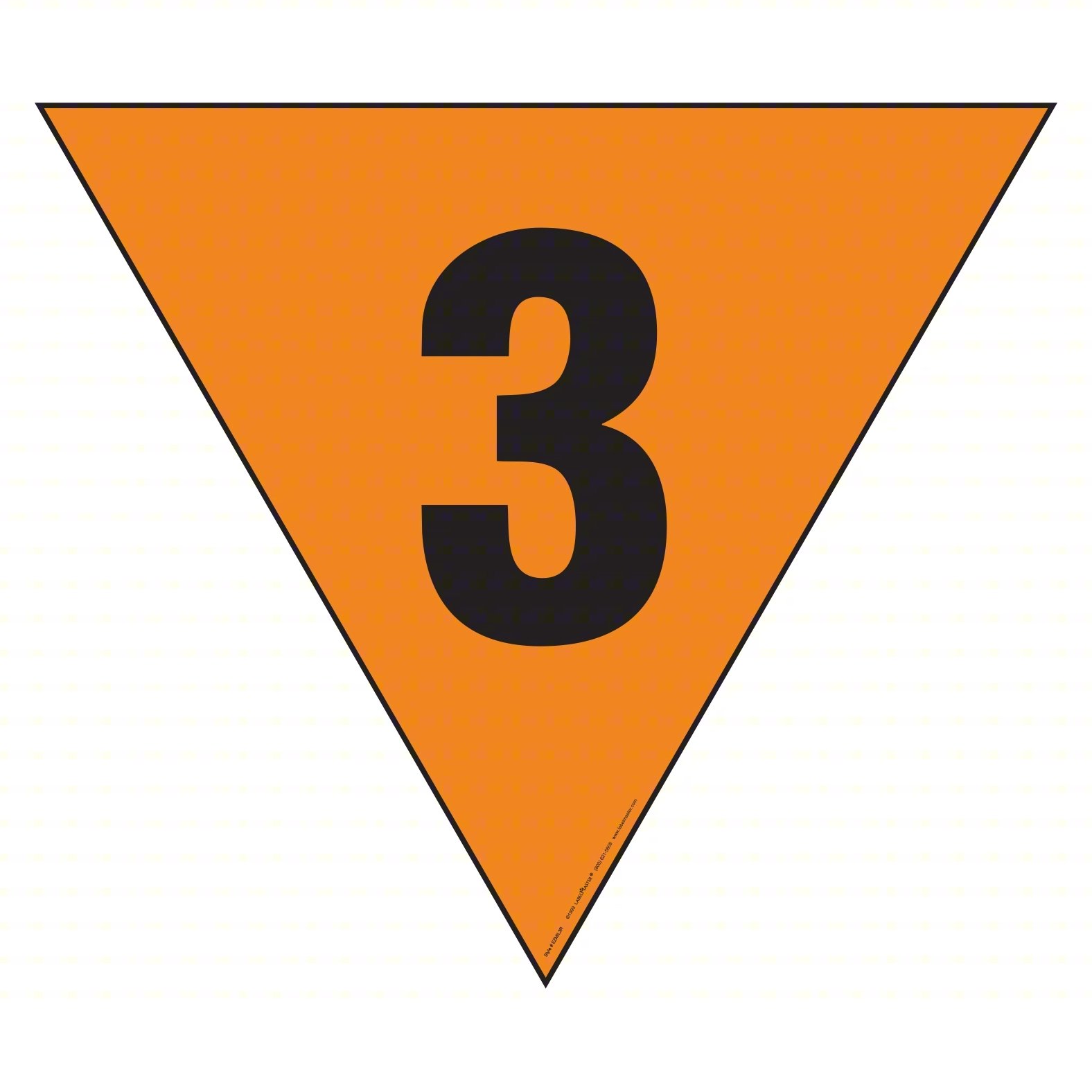 DOT CONTAINER PLACARD,MESSAGE 3