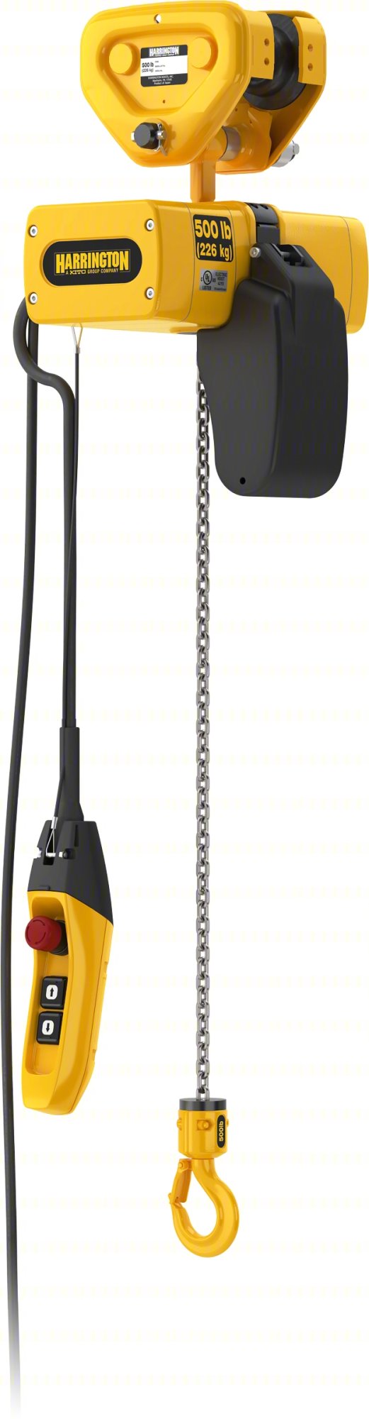 ELECTRIC CHAIN HOIST,1000 LB CAP.