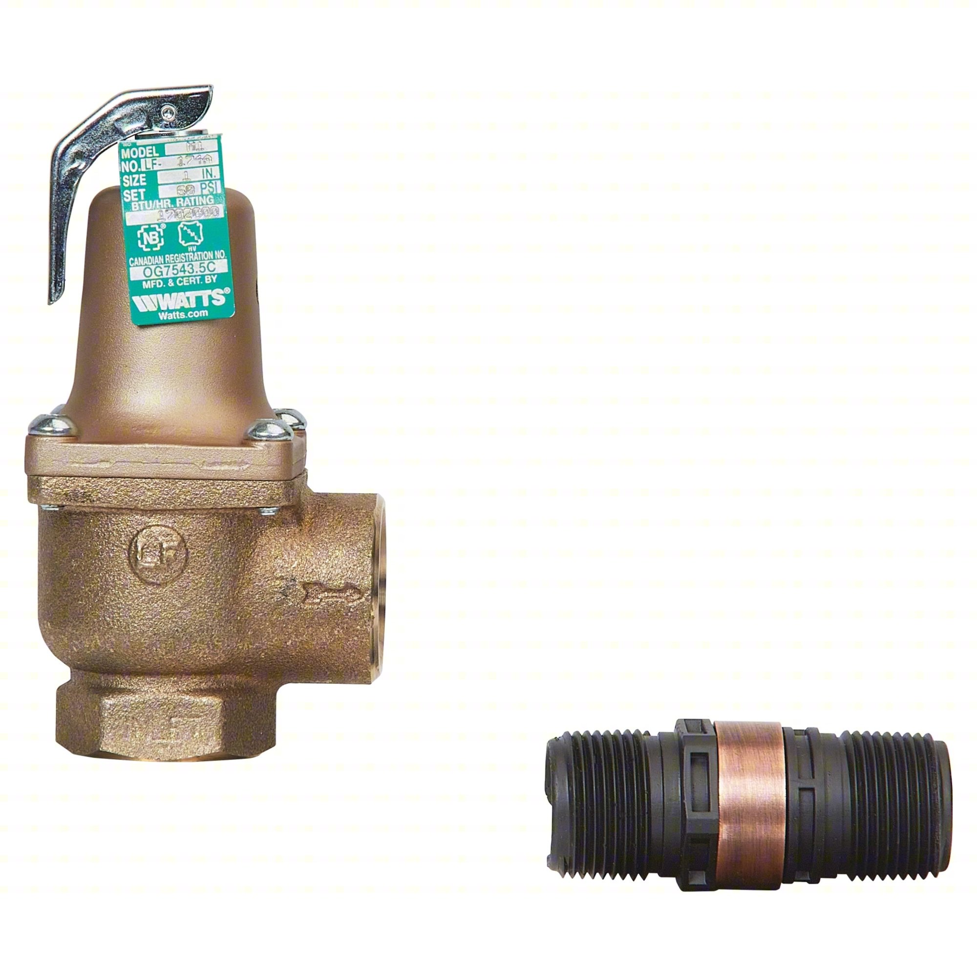 RELIEF VALVE: FNPTF X FNPTF, 1 IN X 1 IN