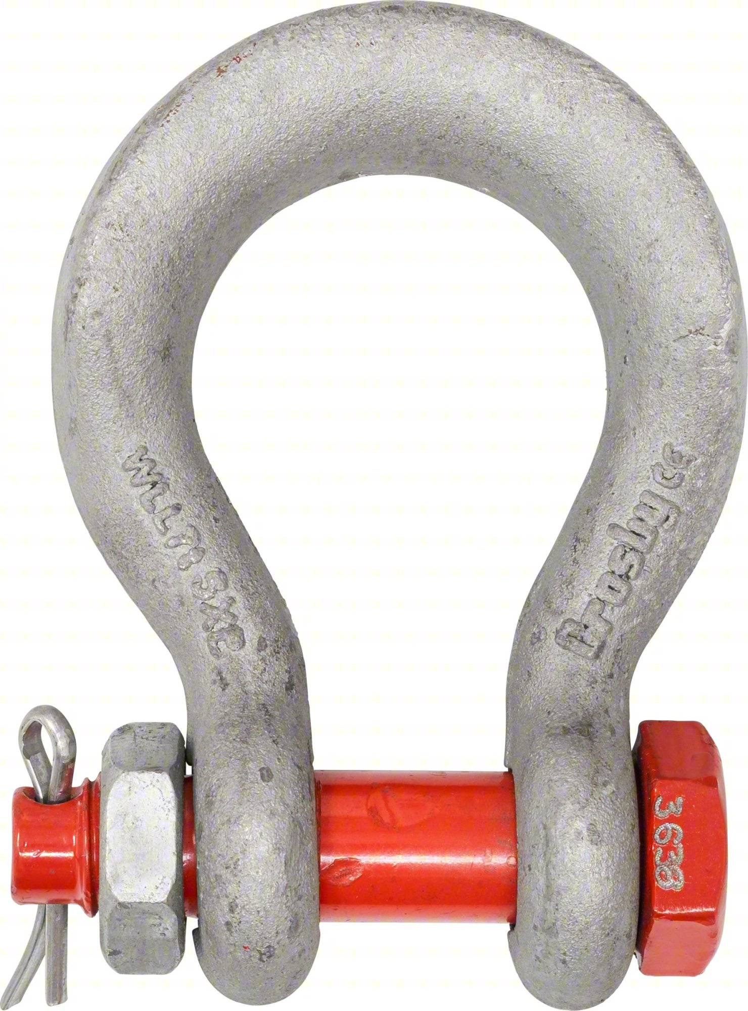 Wide Body Shackle,25,000 lb,Alloy Steel