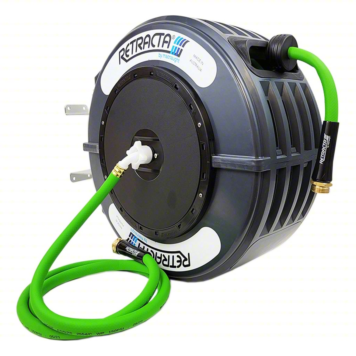Garden Hose Reel,6 1/2 ft,Gray,Farm