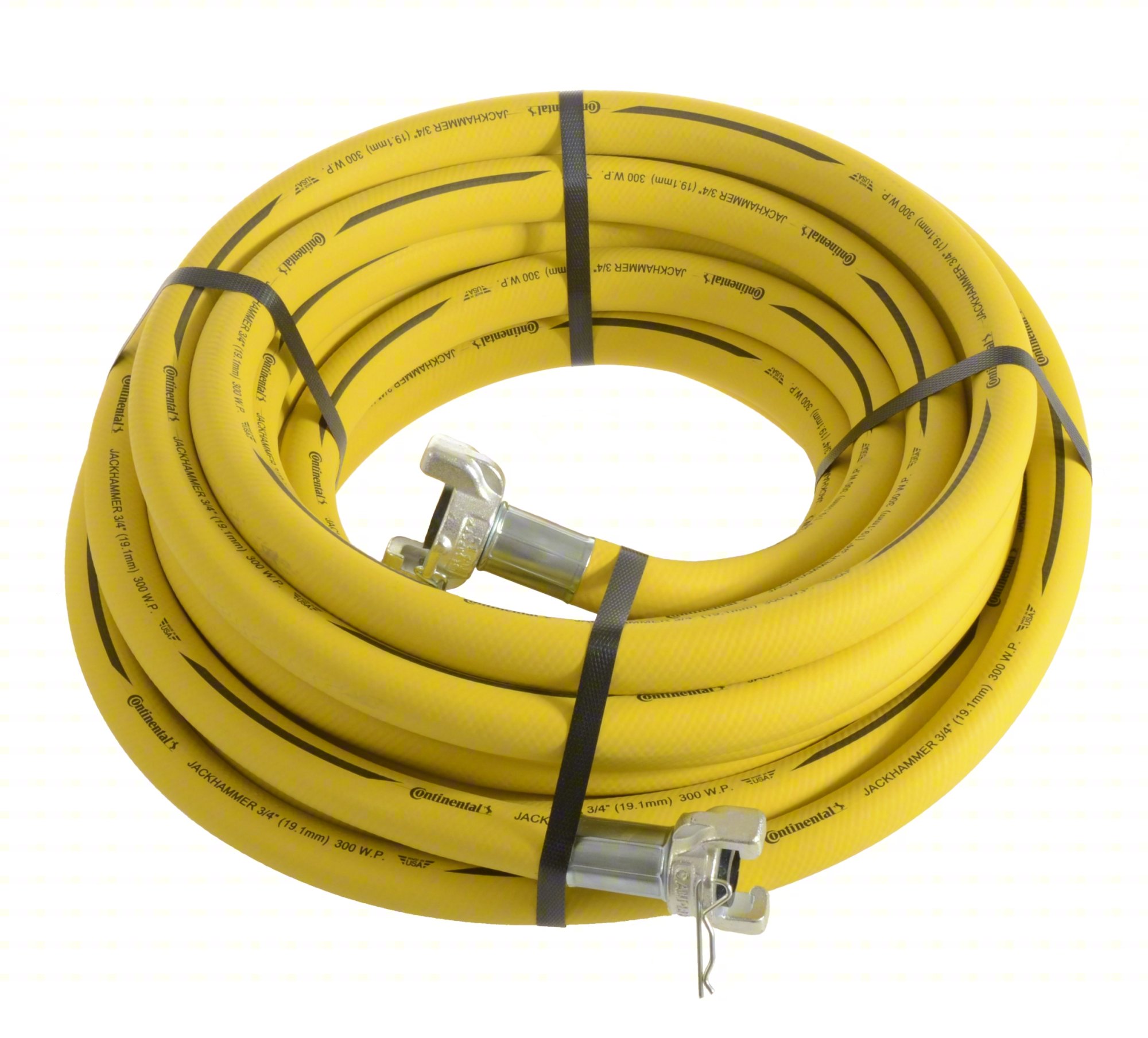 Jack Hammer Hose,300 psi,25 ft,Yellow