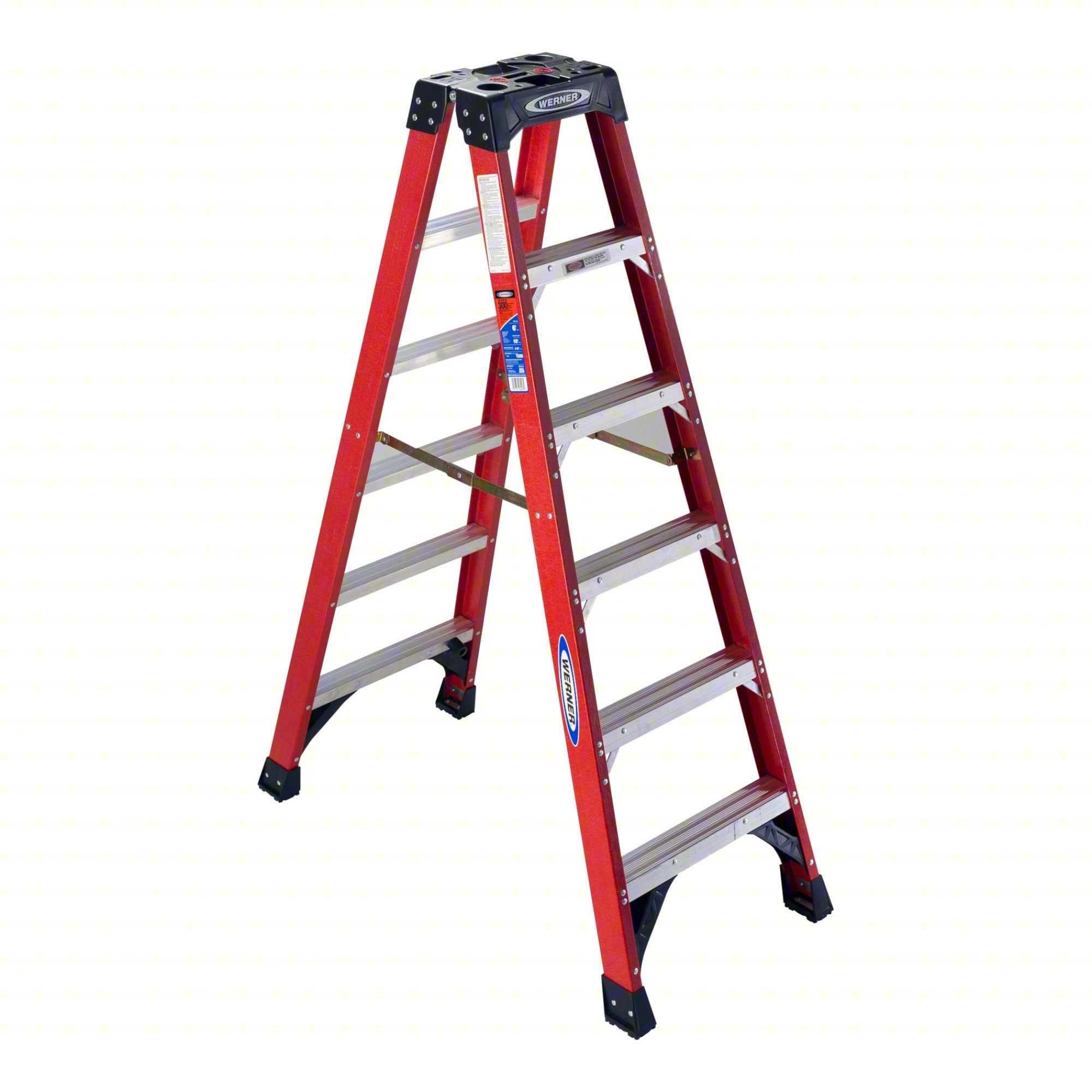 T6306 - 6' FG TWIN STEPLDR TYPE IA
