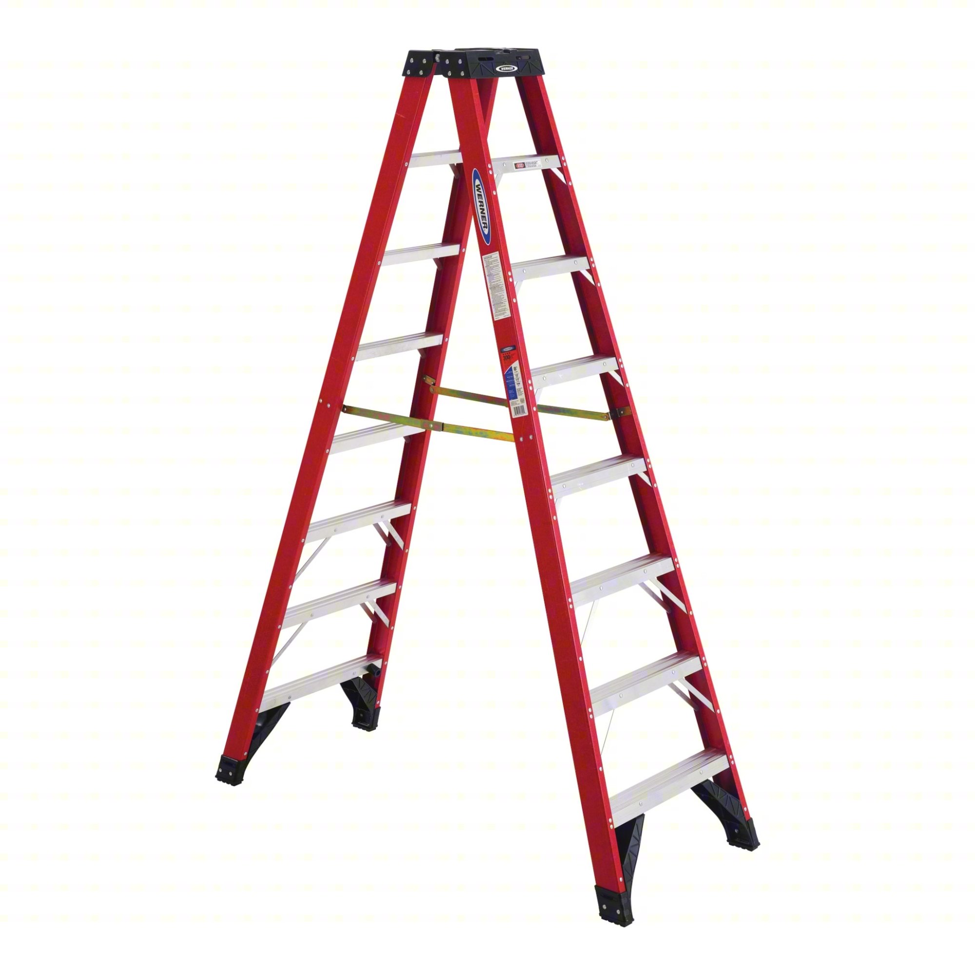 T6308 - 8' FG TWIN STEPLDR TYPE IA