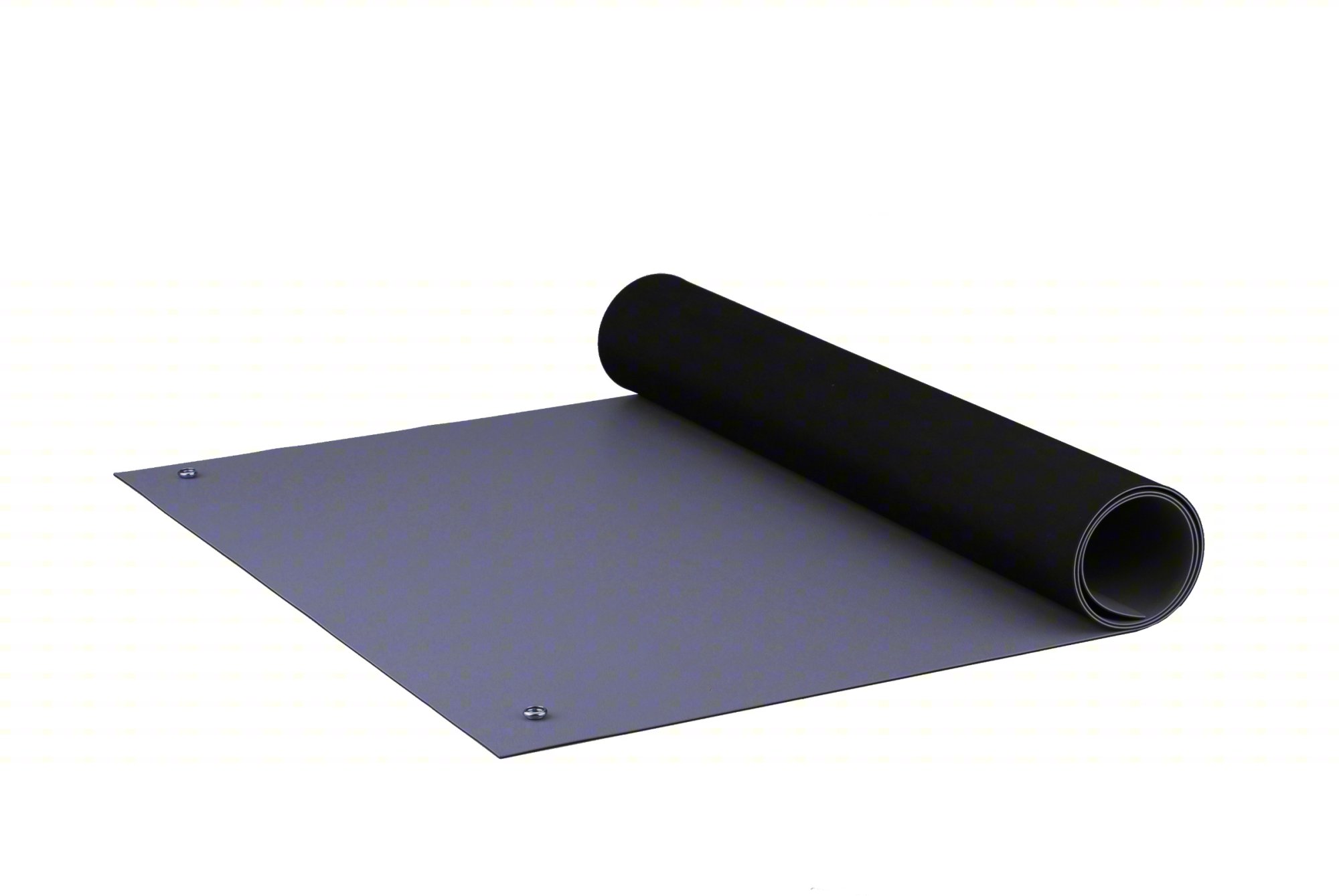 DISSIPATIVE TABLE MAT,GRAY,RUBBER,L 72IN