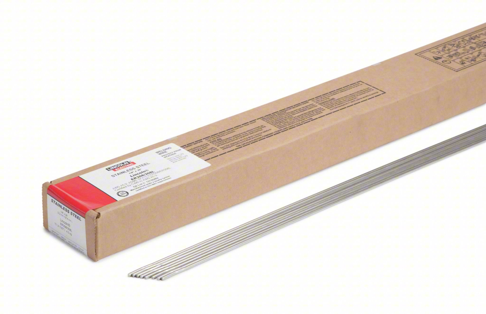 TIG Rod,SS,ER316/316L,1/8",36 L,10 lb