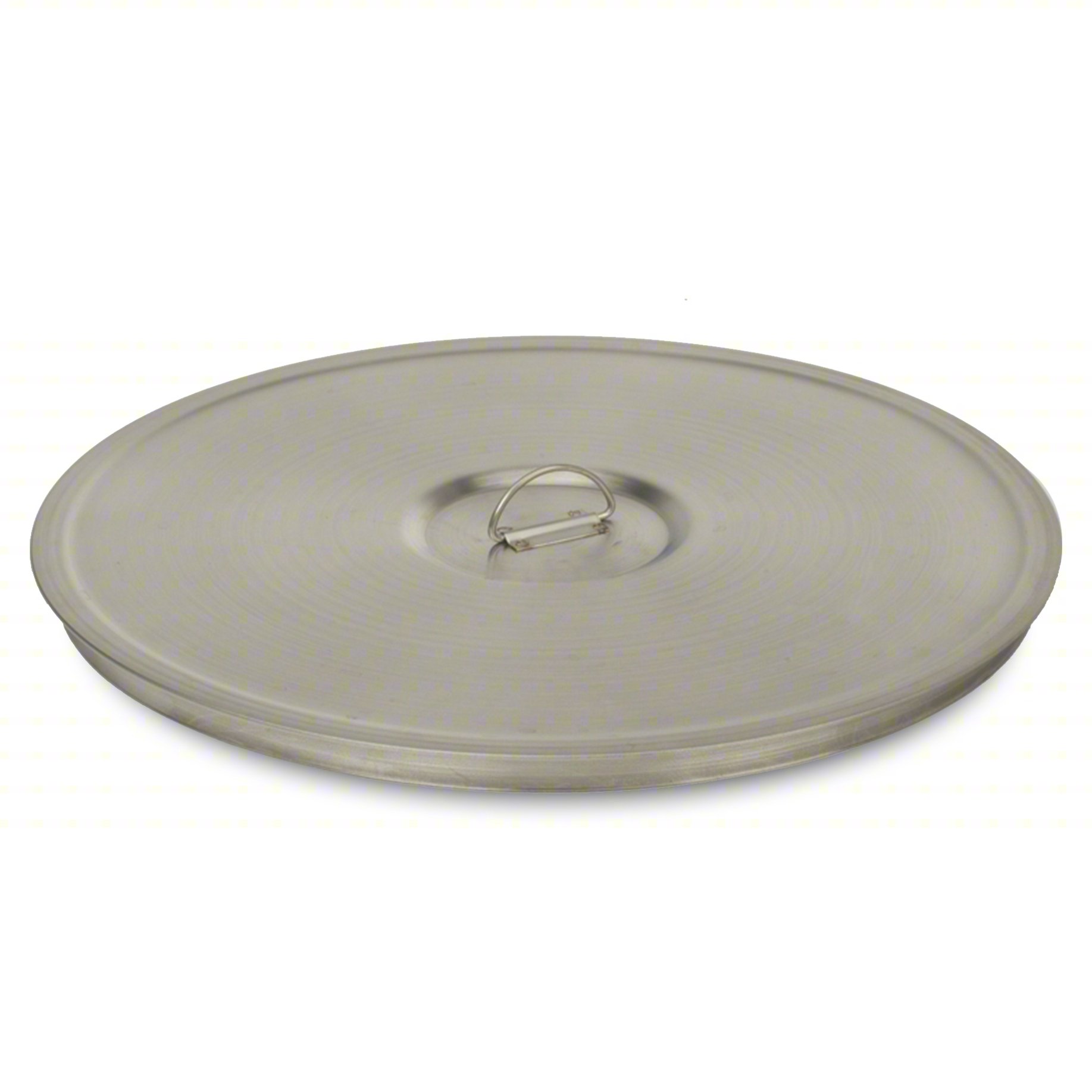 Test Pan Cover,S/S, 8 In,Lifting Ring