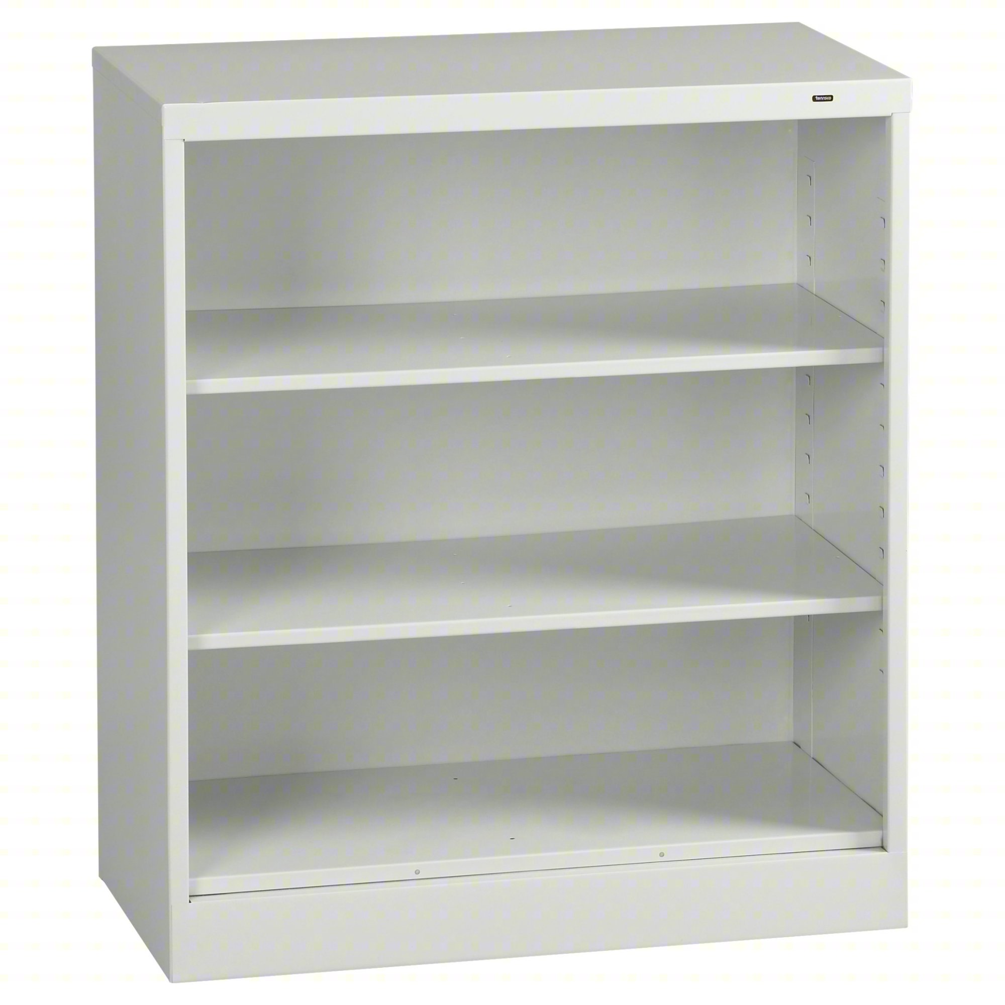 BOOKCASE,43 IN H,LIGHT GRAY