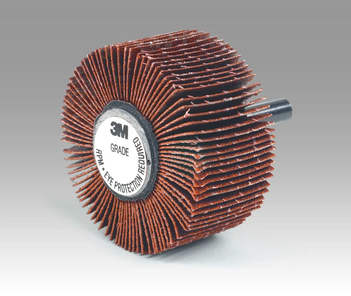 3M™ Flap Wheel 747D, 80 X-weight, Type 83, 2 in x 1 in x 1/4 in, 10 ea/Case