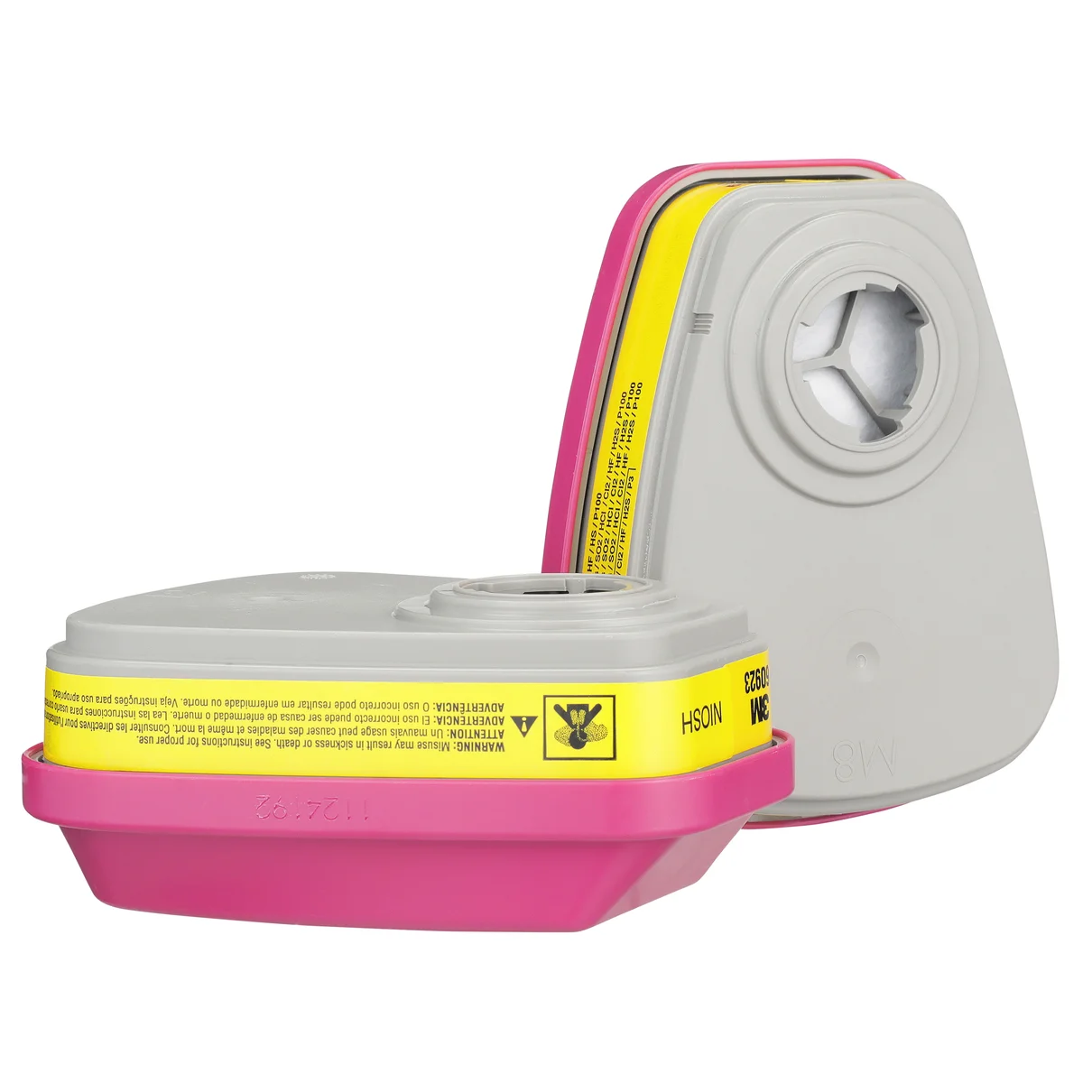 3M™ Organic Vapor/Acid Gas Cartridge/Filter 60923, P100, 60 EA/Case