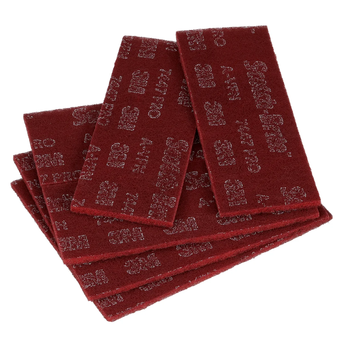 Scotch-Brite™ 7447 Pro Sheet Pad, PO-SH, A/O Very Fine, Maroon, 3-2/3 in x 9 in, 100 ea/Case