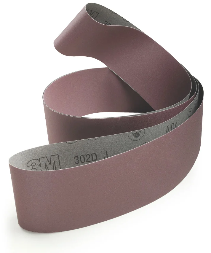 3M™ Cloth Belt 302D, P240 J-weight, 3 in x 132 in, Film-lok, Full-flex, 25/Pac, 50 ea/Case