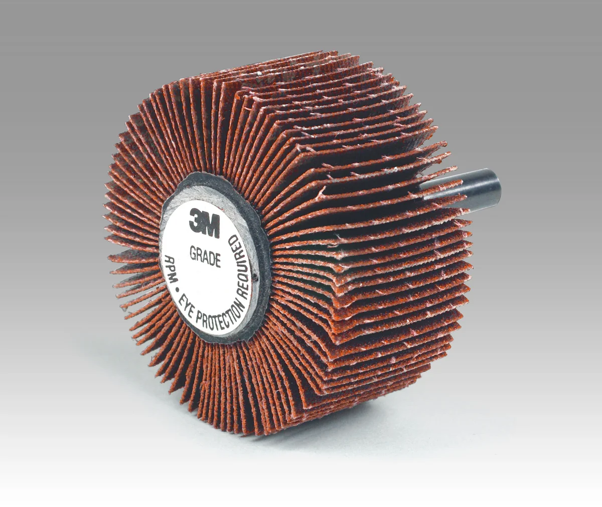 3M™ Flap Wheel 747D, 80 X-weight, Type 83, 1-1/2 in x 1 in x 1/4 in, 10 ea/Case