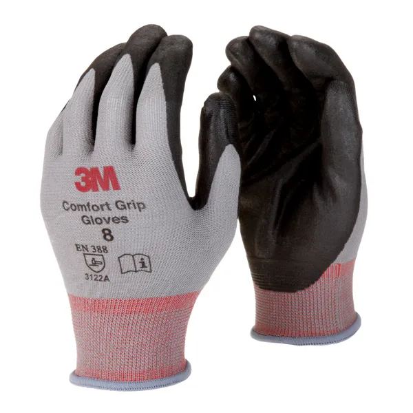 3M™ Comfort Grip Gloves, General Use, Size Medium, 120 Pair/Case