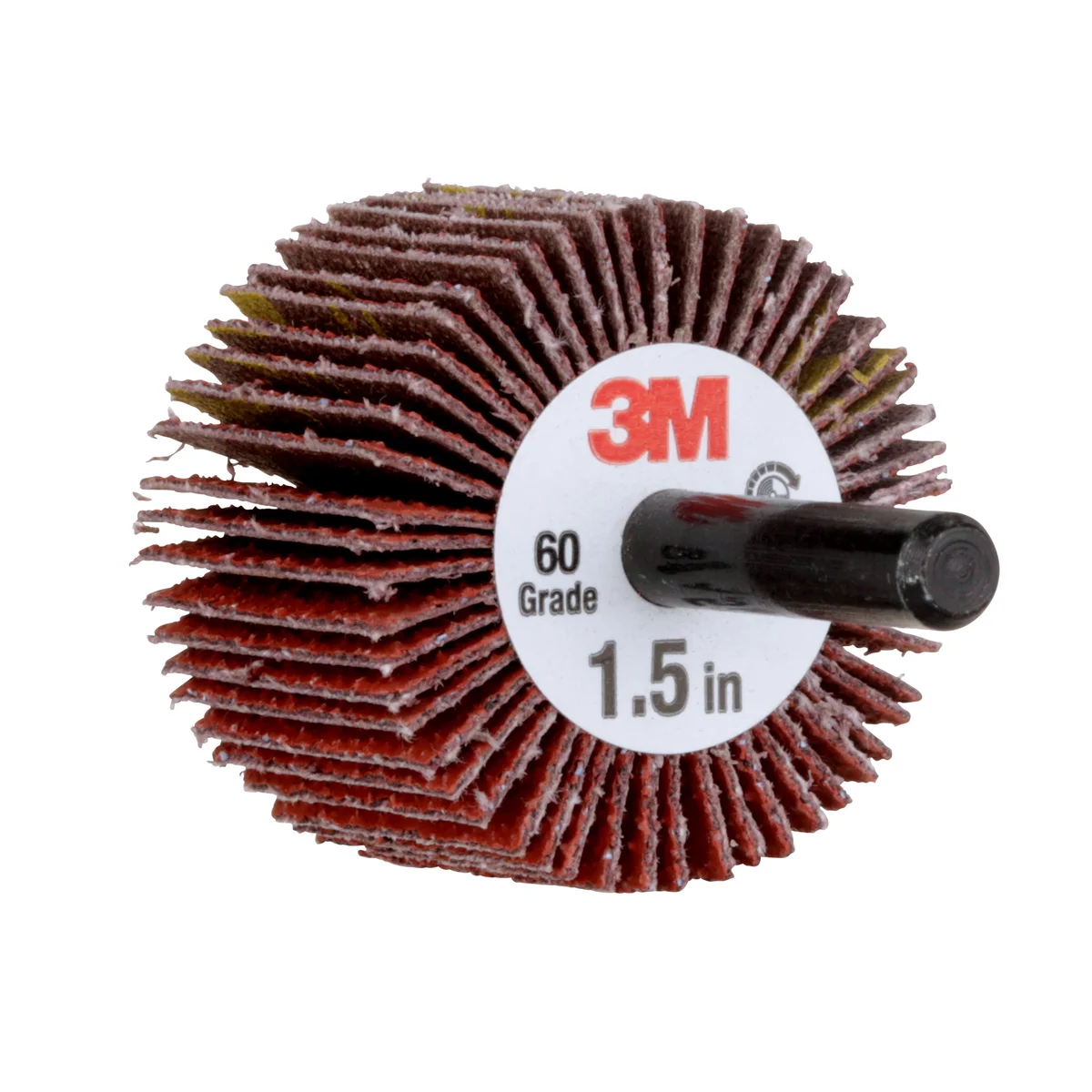 3M™ Flap Wheel 747D, 60 X-weight, Type 83, 1-1/2 in x 1 in x 1/4 in, 10 ea/Case