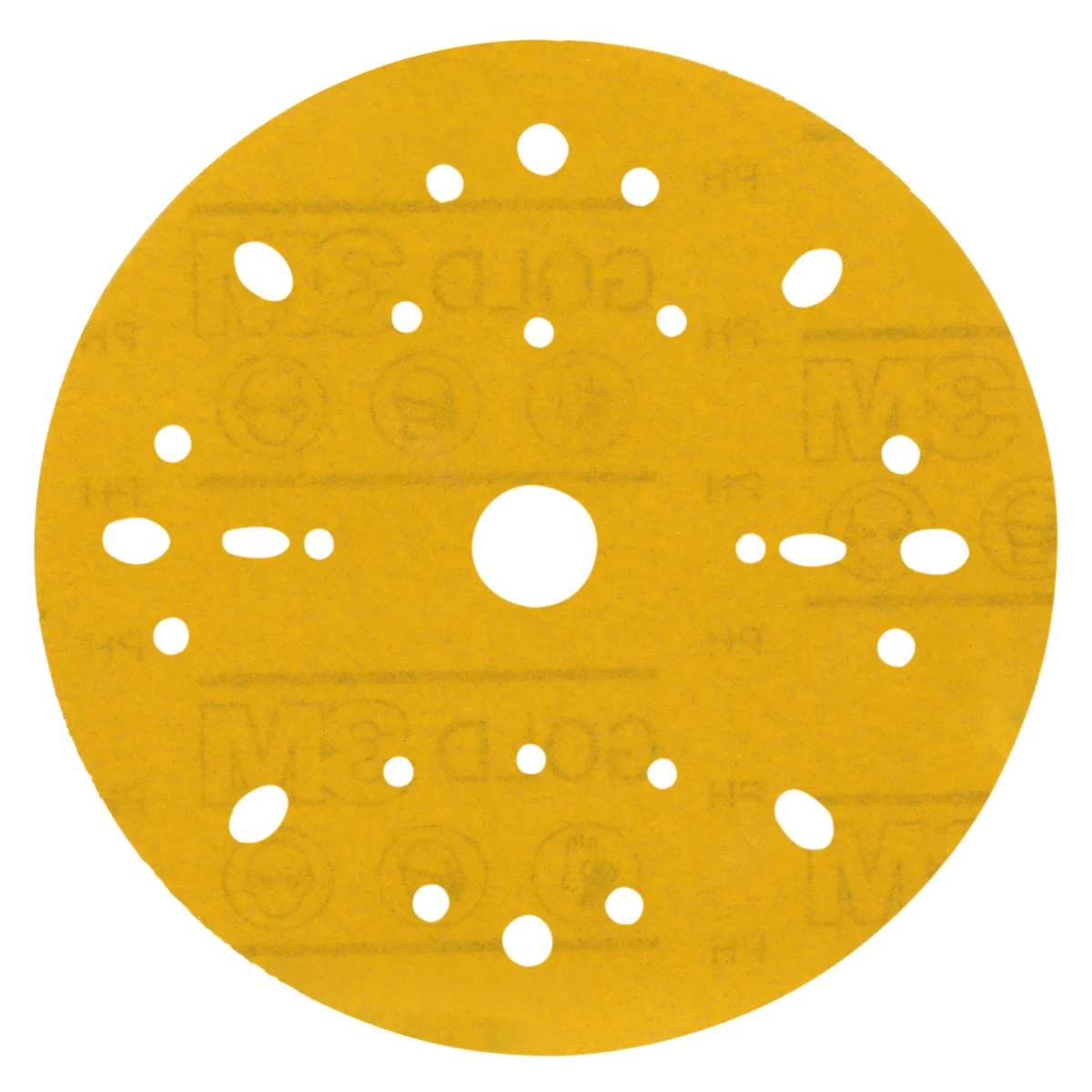 3M™ Hookit™ Gold Abrasive Disc 09289, 500, 6 in (150 mm), Dust-Free, 100 Discs/Carton, 4 Cartons/Case