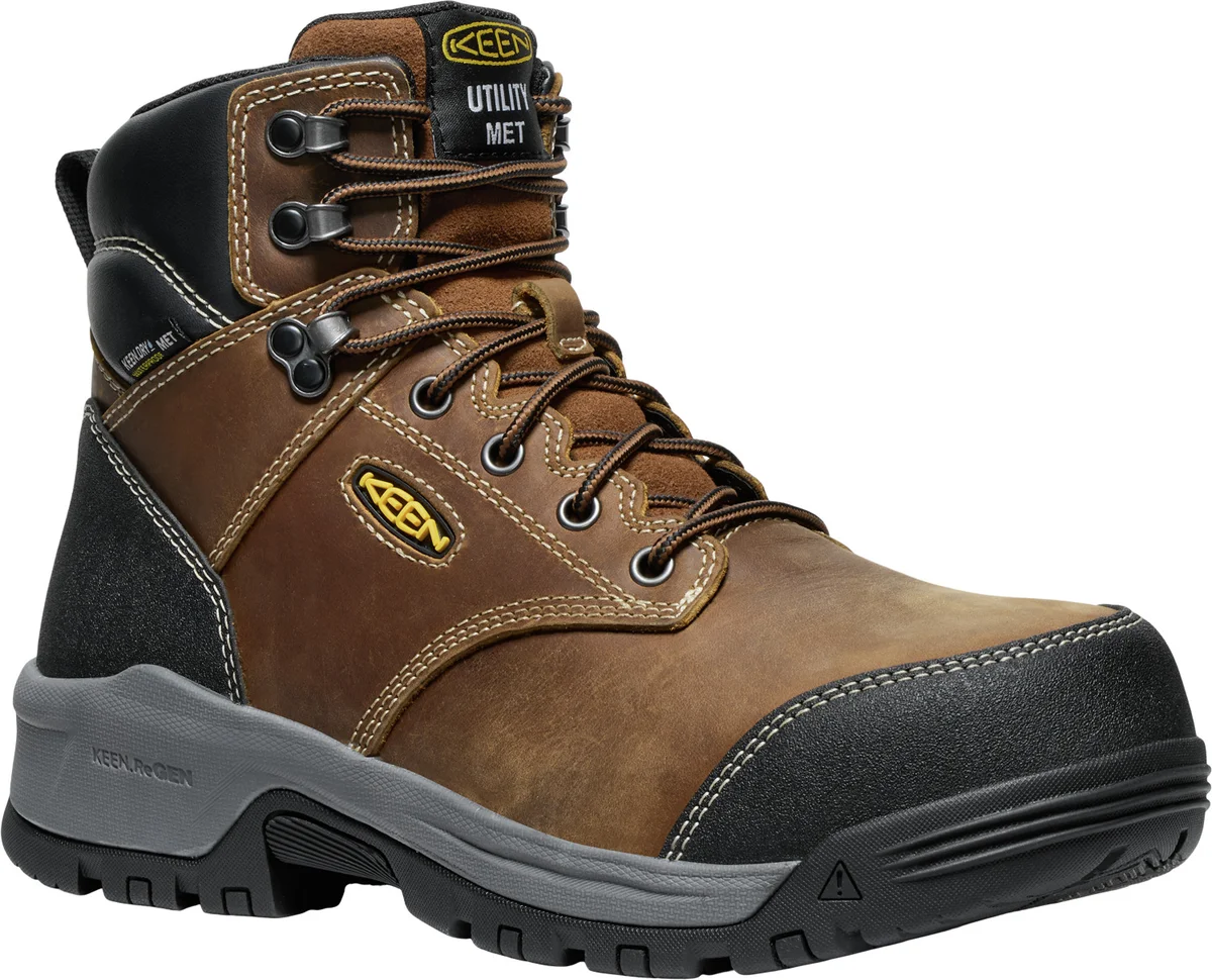 Keen - Men's Evanston 6" WP Boot INT MET C Toe