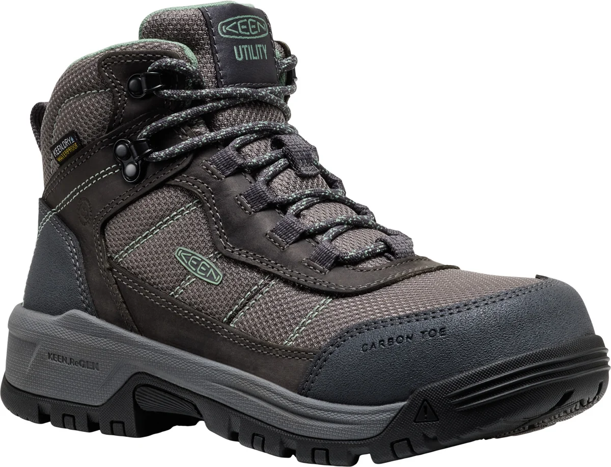 Keen - Women's Skokie WP Work Boot-Carbon Toe