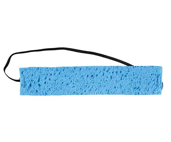 Traditional Absorbent Cellulose Sweatband, Blue, 100 Pc Pk