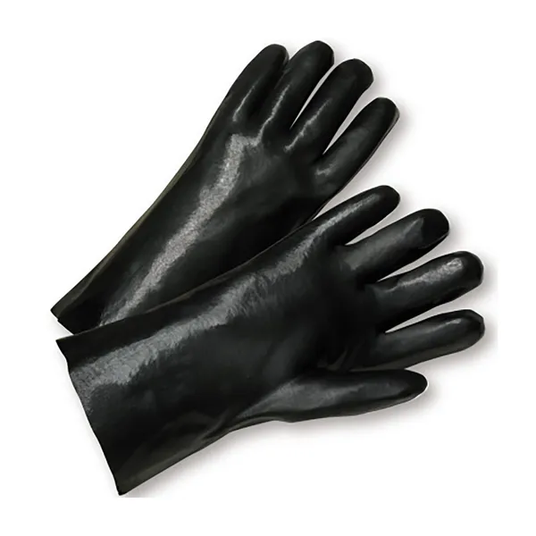 PVC Dipped Glove with Interlock Liner and Smooth Finish - 10" Length