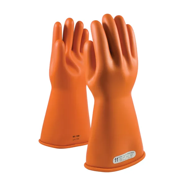 NOVAX® Class 1 Rubber Insulating Glove with Straight Cuff - 14"