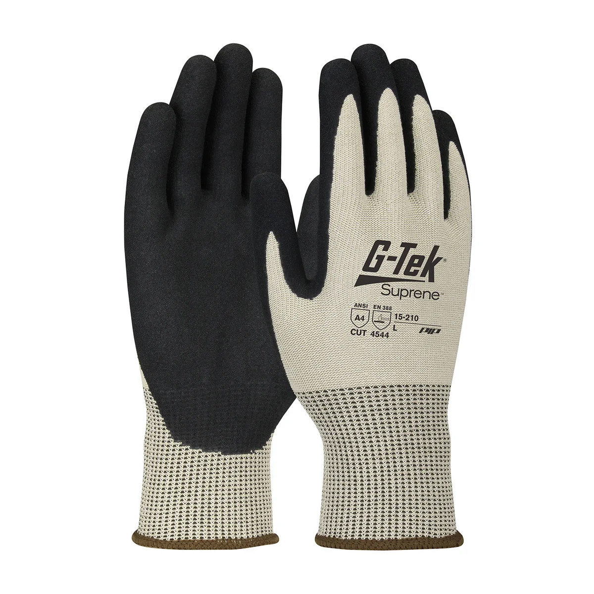 G-Tek® Suprene™ Seamless Knit Suprene™ Blended Glove with Nitrile Coated MicroSurface Grip on Palm & Fingers