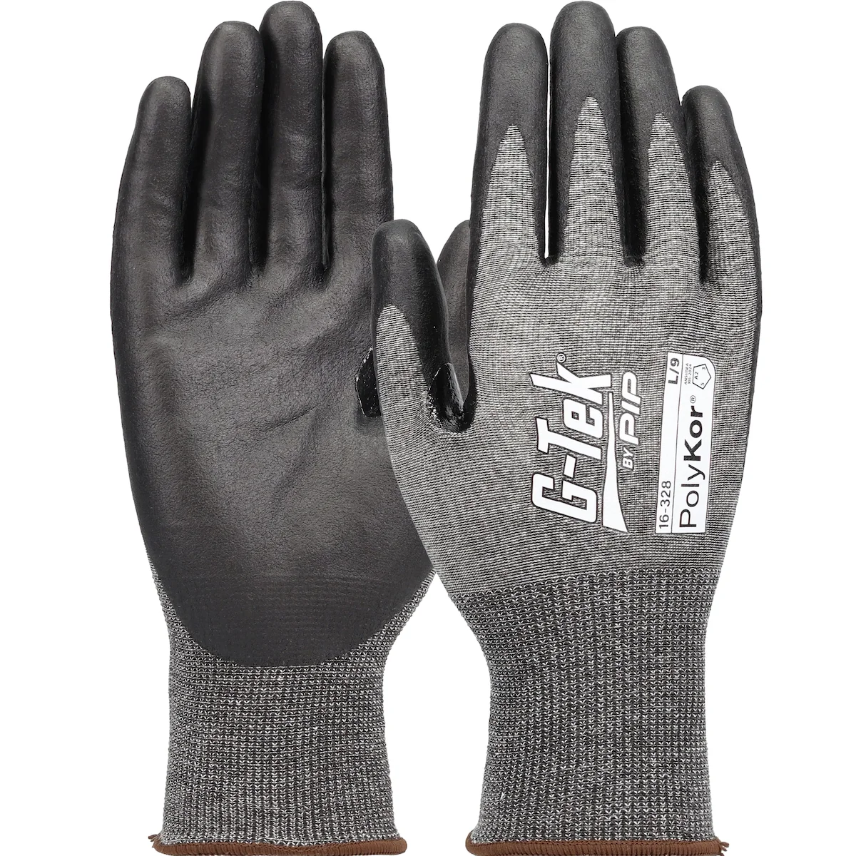 G-Tek® PolyKor® Seamless Knit PolyKor® Blended Glove with Foam Nitrile Coated Grip on Palm & Fingers - Touchscreen