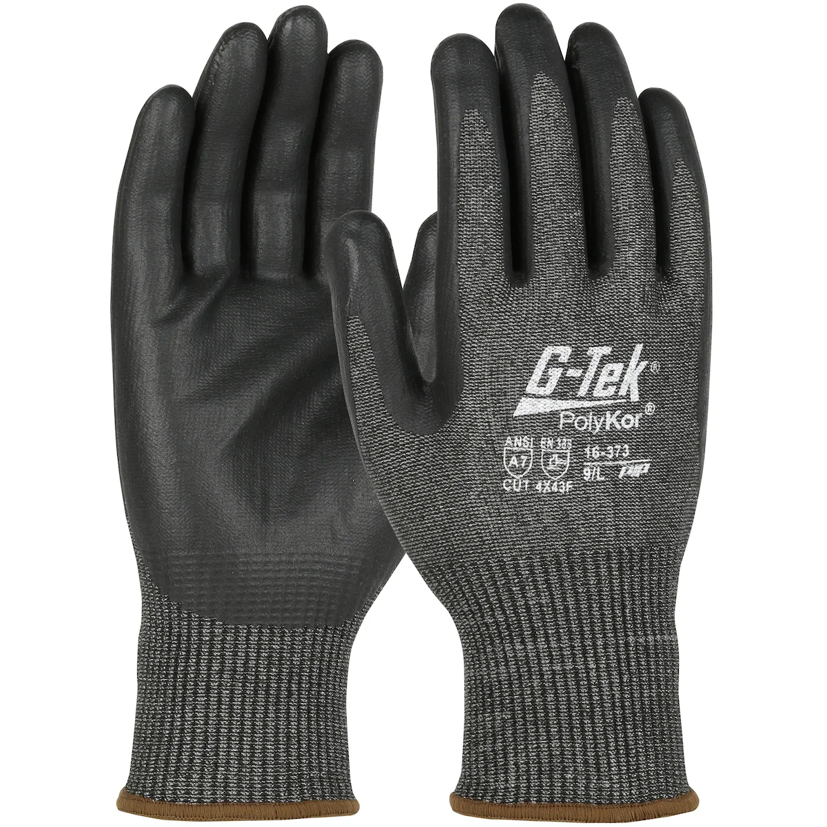 G-Tek® PolyKor® Seamless Knit PolyKor® Blended Glove with Foam Nitrile Coated Grip on Palm & Fingers – Touchscreen