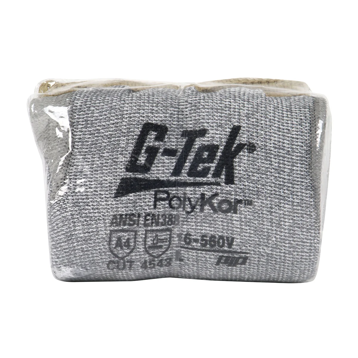 Seamless Knit A4 PolyKor® Blended Glove with Polyurethane Coated Flat Grip on Palm & Fingers - Vend-Ready