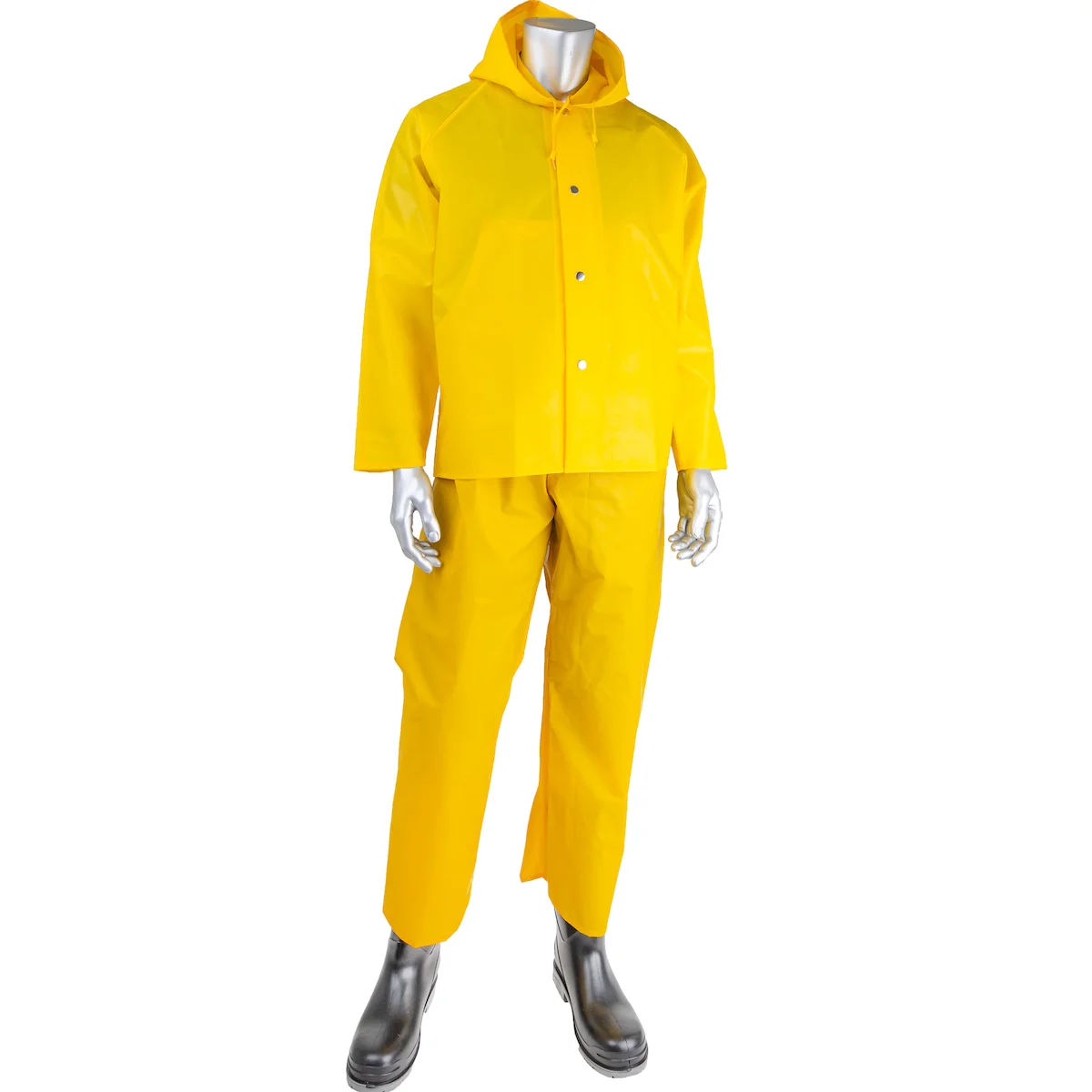 Boss® TPU / Nylon Rain Jacket W/ Attached Hood - 0.25 mm