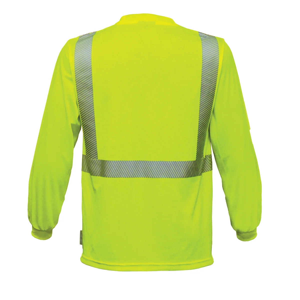 ANSI Type R Class 2 Long Sleeve T-Shirt with 3M™ Scotchlite™ Comfort Trim